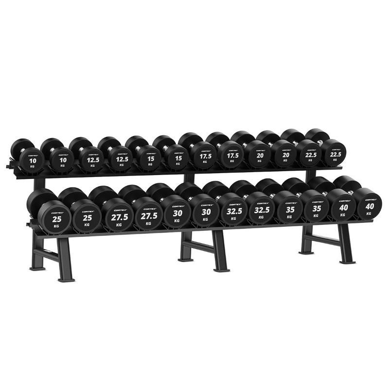 Lifespan Cortex 575kg Pro Dumbbell Set 10kg-40kg (12 Pairs) Lifespan Cortex 575kg Pro Dumbbell Set 10kg-40kg (12 Pairs)