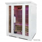 ReGen8 Trio - 3 Person Infrared Sauna (White) ReGen8 Trio - 3 Person Infrared Sauna (White)