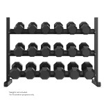 Lifespan Cortex 3 Tier Hex Dumbbell Stand Lifespan Cortex 3 Tier Hex Dumbbell Stand