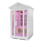 ReGen8 Duo Outdoor – 2 Person Infrared Sauna (White) ReGen8 Duo Outdoor – 2 Person Infrared Sauna (White)