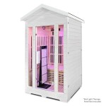 ReGen8 Duo Outdoor – 2 Person Infrared Sauna (White) ReGen8 Duo Outdoor – 2 Person Infrared Sauna (White)