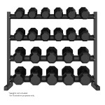 Lifespan Cortex Hex Dumbbell Stand (4 Tier)