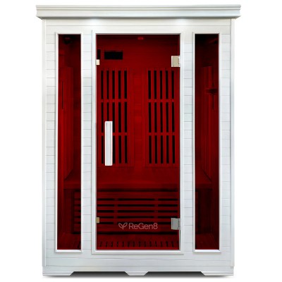 ReGen8 Duo V3 – 2 Person Infrared Sauna (White)