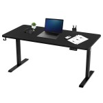 Lifespan ErgoDesk Electric Standing Desk 160cm (Black/Black)