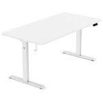 Lifespan ErgoDesk Electric Standing Desk 160cm (White/White)