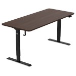 Lifespan ErgoDesk Electric Standing Desk 180cm (Walnut/Black) Lifespan ErgoDesk Electric Standing Desk 180cm (Walnut/Black)