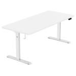 Lifespan ErgoDesk Electric Standing Desk 180cm (White/White)