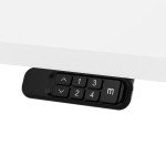 Lifespan ErgoDesk Electric Standing Desk 180cm (White/White)