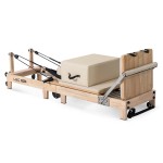 LSG GPR500 Foldable Pilates Reformer Machine (Beige)