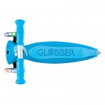 Globber PRIMO Foldable with Lights Complete Scooter - Sky Blue Globber PRIMO Foldable with Lights Complete Scooter - Sky Blue