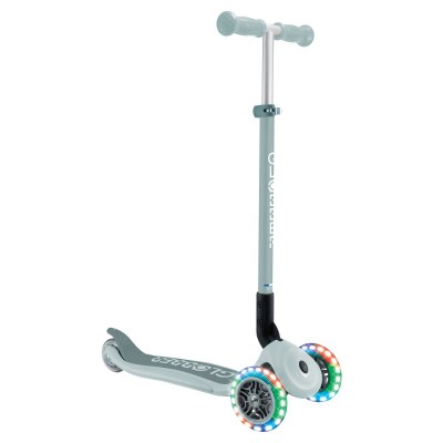 Globber PRIMO Foldable with Lights Complete Scooter - Sage