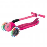 Globber PRIMO Foldable with Lights Complete Scooter - Fuchsia Globber PRIMO Foldable with Lights Complete Scooter - Fuchsia