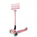 Globber PRIMO Foldable with Lights Complete Scooter - Pastel Pink