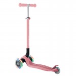 Globber PRIMO Foldable with Lights Complete Scooter - Pastel Pink