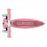 Globber PRIMO Foldable with Lights Complete Scooter - Pastel Pink