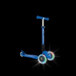 Globber Junior Foldable Lights Complete Scooter - Navy Blue Globber Junior Foldable Lights Complete Scooter - Navy Blue