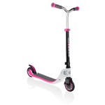 Globber Foldable Flow 125 Scooter - White/Pink - Display Model