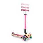 Globber Primo Foldable Wood Scooter with Lights - Pink