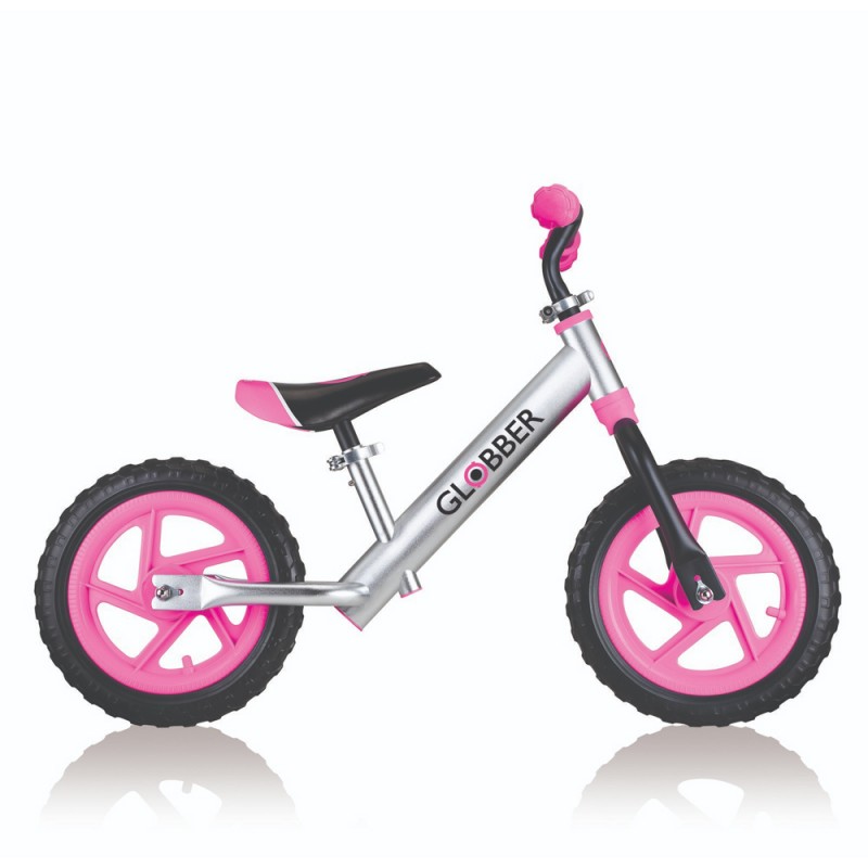 Globber Go Bike Alloy Balance Bike - Pink