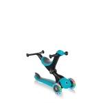 Globber GO UP Deluxe with Light up Wheels Scooter - Teal Globber GO UP Deluxe with Light up Wheels Scooter - Teal