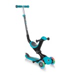Globber GO UP Deluxe with Light up Wheels Scooter - Teal