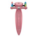 Globber Primo Foldable Plus Scooter with Light Up Wheels - Pastel Pink
