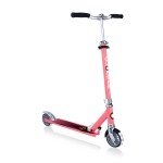 Globber FLOW ELEMENT Foldable Scooter with Lights - Coral Pink