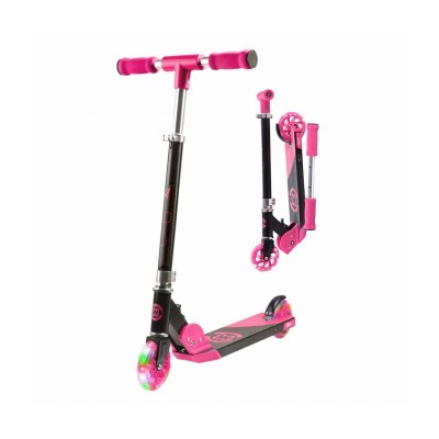 CORE Kids Foldy with LED Wheels Scooter – Pink