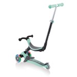 Globber GO UP Fold Plus Convertible Scooter with Light up Wheels  - Mint