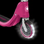 Globber Flow 125 with Light Up Wheels Scooter - Ruby
