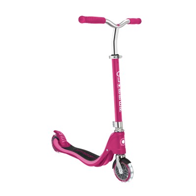 Globber Flow 125 with Light Up Wheels Scooter - Ruby