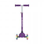 Globber Primo V2 Scooter with Lights and Griptape - Purple / Pastel Pink