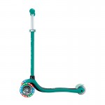 Globber Primo V2 Scooter with Lights and Griptape - Emerald Green