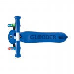 Globber GO UP Sporty Lights V2 Scooter - Navy Blue / Dark Navy Blue