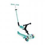 Globber GO UP ACTIVE with Lights Scooter - Mint / Dark Mint