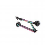 Globber FLOW ELEMENT Foldable Scooter with Lights - Neochrome
