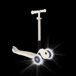 Globber ECOLOGIC Junior Foldable Lights Scooter - Coconut Globber ECOLOGIC Junior Foldable Lights Scooter - Coconut