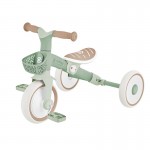 Globber LEARNING TRIKE 2in1 PLUS Ecologic - Pistachio