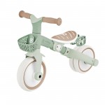 Globber LEARNING TRIKE 3in1 PLUS Ecologic - Pistachio