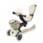 Globber GO UP BABY Lights 360 Scooter - Taupe Globber GO UP BABY Lights 360 Scooter - Taupe