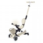 Globber GO UP BABY Lights 360 Scooter - Taupe Globber GO UP BABY Lights 360 Scooter - Taupe