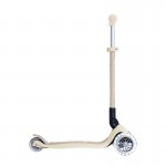 Globber PRIMO ECOLOGIC Foldable Scooter with Lights - Coconut