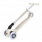 Globber PRIMO ECOLOGIC Foldable Scooter with Lights - Coconut