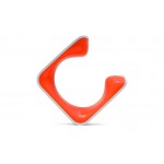 Hornit CLUG MTB Bike Rack - White/Orange, 70-81mm tyres Hornit CLUG MTB Bike Rack - White/Orange, 70-81mm tyres