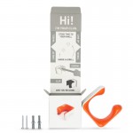 Hornit CLUG MTB Bike Rack - White/Orange, 70-81mm tyres Hornit CLUG MTB Bike Rack - White/Orange, 70-81mm tyres