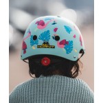 Hornit Cycle Helmet with LED Light - Flamingo Pink - S Hornit Cycle Helmet with LED Light - Flamingo Pink - S
