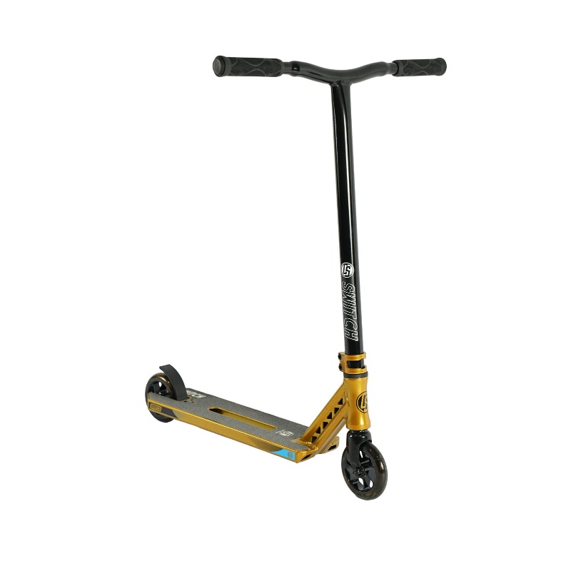 Crisp Switch Complete Stunt Scooter - Gold/Black Crisp Switch Complete Stunt Scooter - Gold/Black