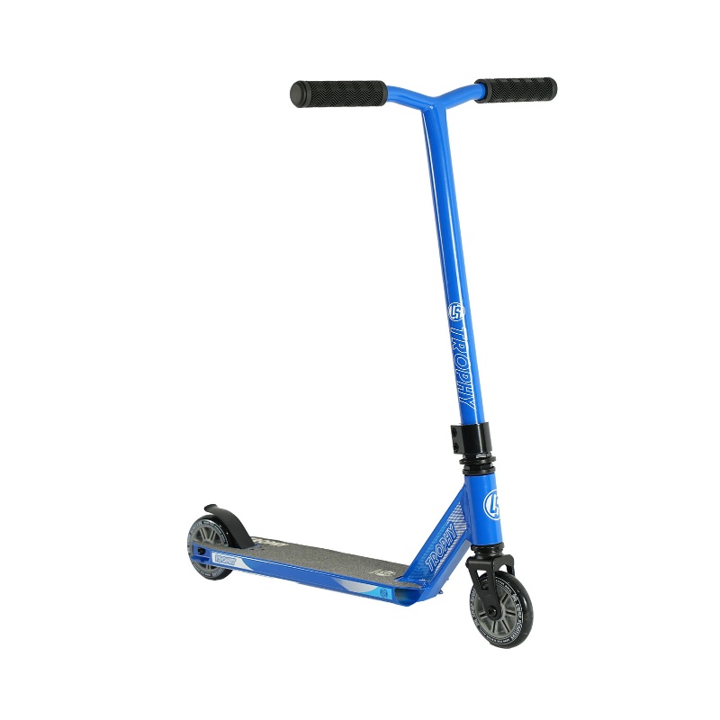 Crisp Trophy Complete Stunt Scooter - Blue/Black Crisp Trophy Complete Stunt Scooter - Blue/Black