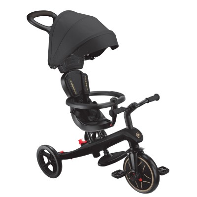 Globber EXPLORER V2 Trike 4 in 1 - Black