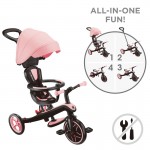 Globber EXPLORER V2 Trike 4 in 1 - Pink Globber EXPLORER V2 Trike 4 in 1 - Pink